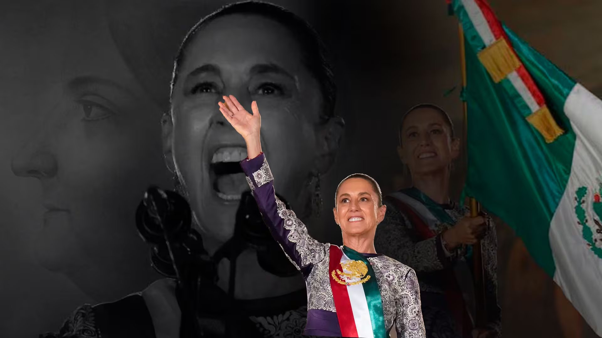 Sheinbaum vuelve al balcón de Palacio Nacional para dar el tradicional grito. Jovani Pérez
