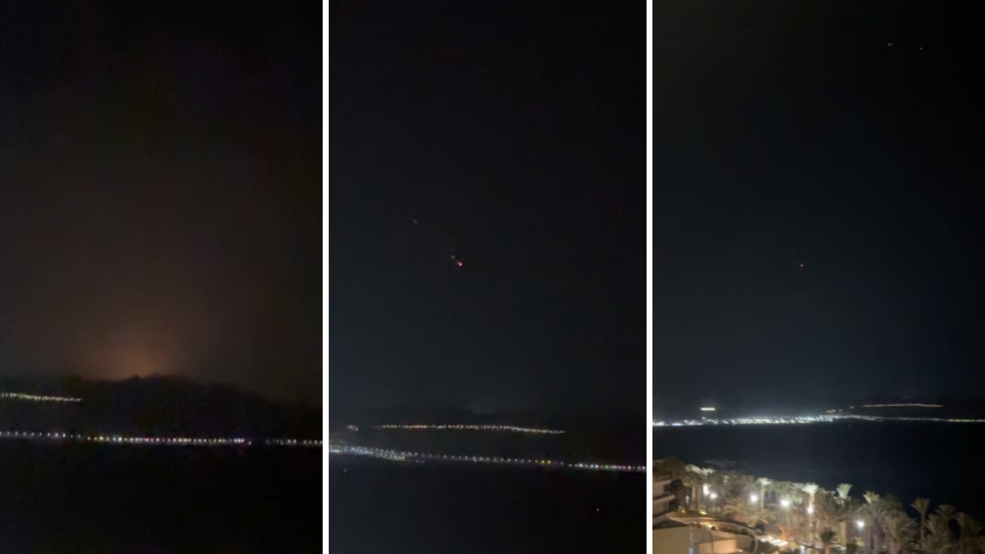 El Ejército de Jordania interceptó y destruyó 10 de los 13 misiles balísticos lanzados desde Irán que ingresaron en su espacio aéreo (Captura de video)