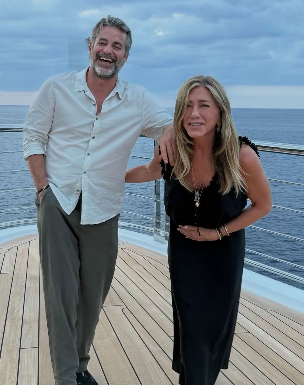Jennifer Aniston y Jim Curtis se conocieron gracias a que tienen amigos en común. (Instagram/@jimcurtis1)