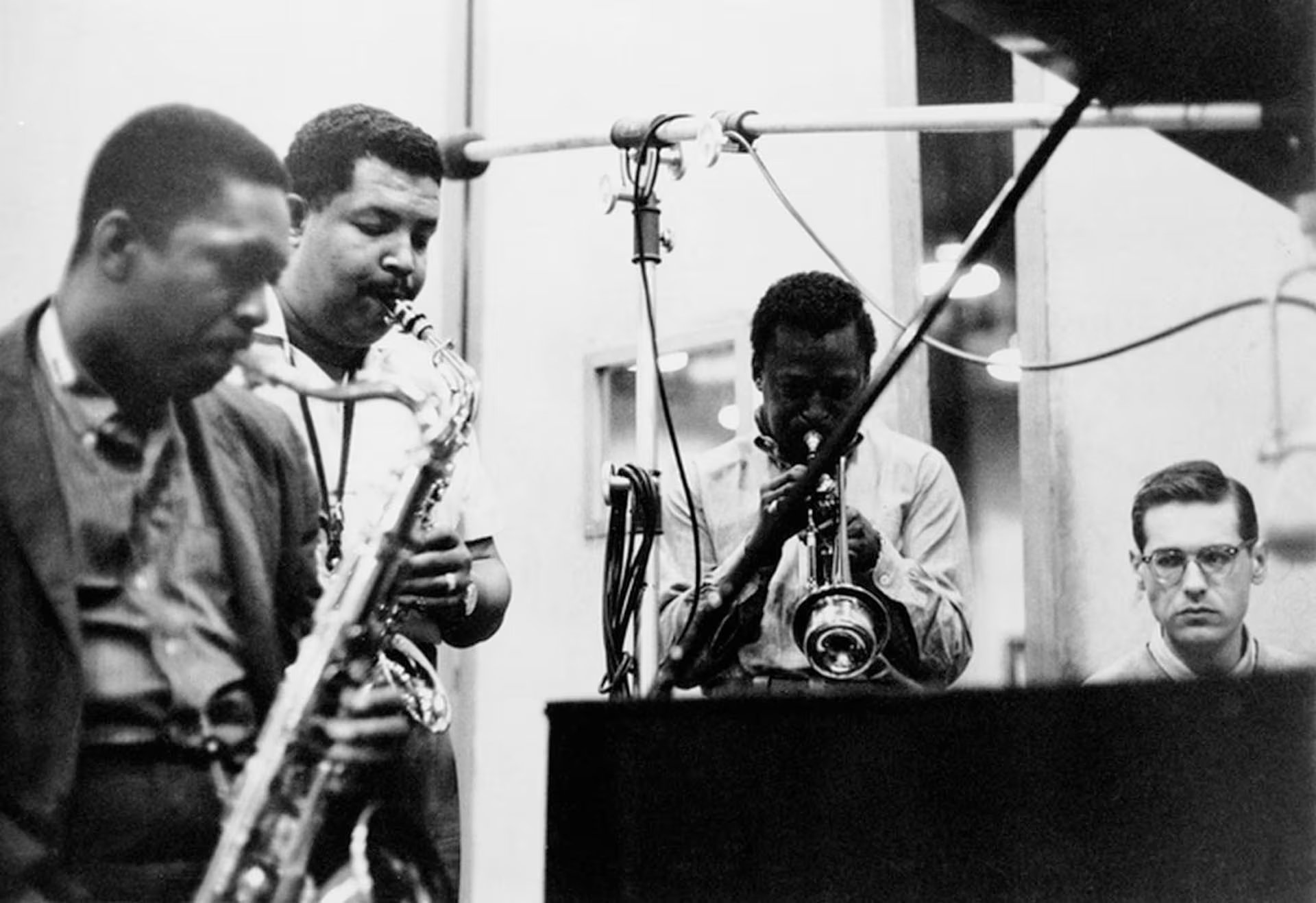Bill Evans, John Coltrane, Miles Davis y Cannonball Adderly