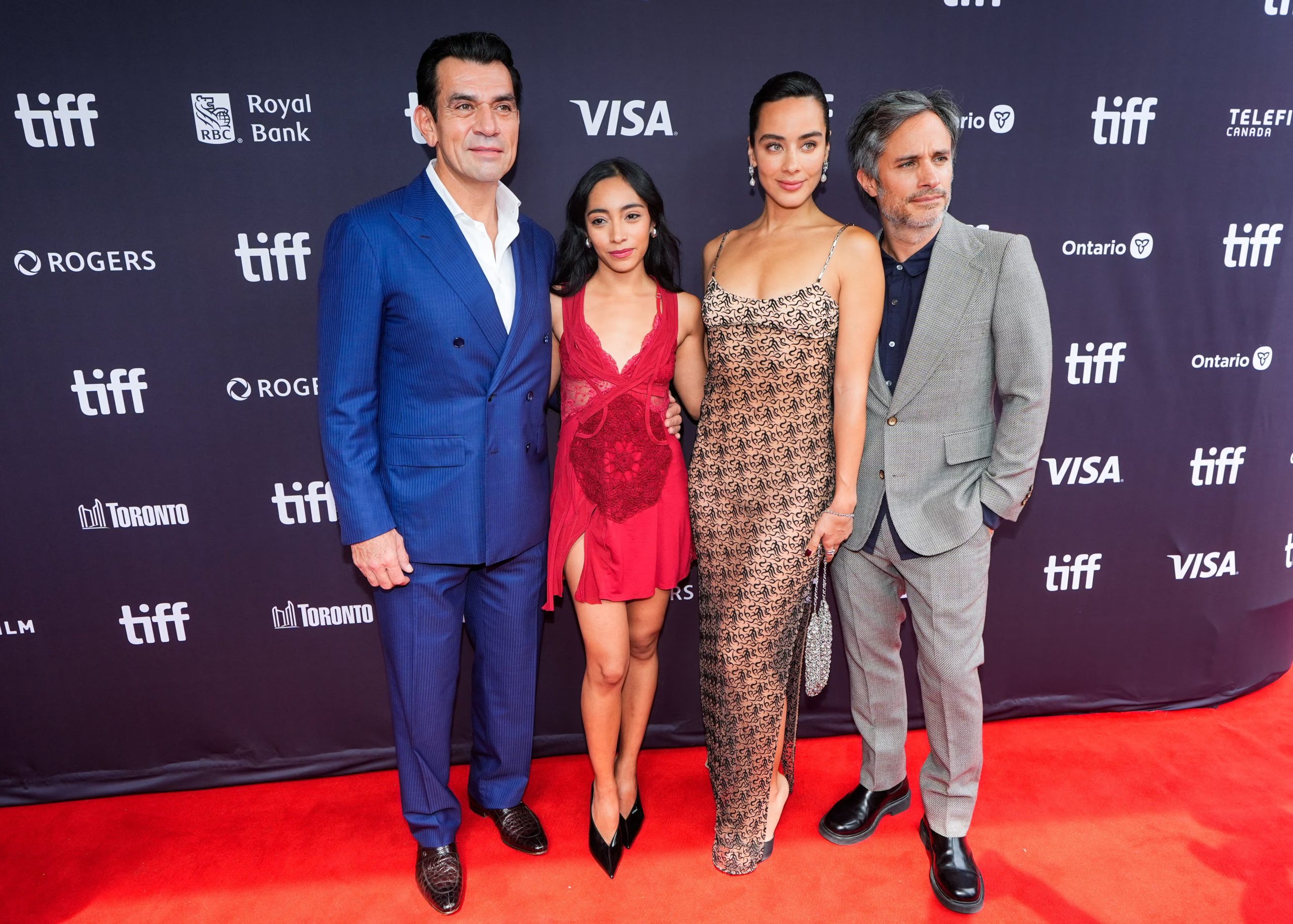 Jorge Salinas, Esmeralda Pimentel, Anna Diaz, and Gael Garcia Bernal attend the red carpet for 