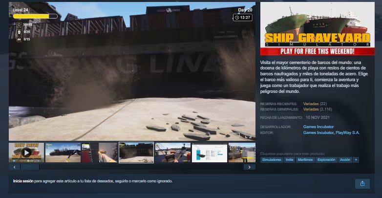 Para acceder a estas propuestas se requiere una cuenta activa y el cliente de Steam instalado en la PC. (Steam)