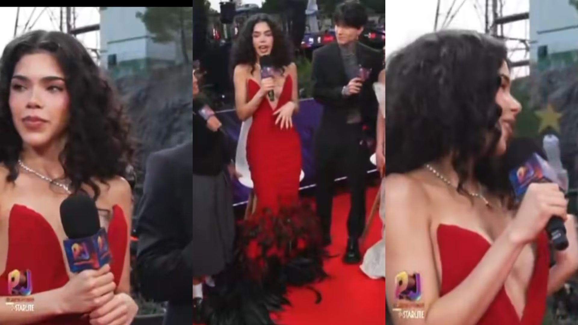 Se impuso sobre temas de artistas como Karol G, Shakira y Anitta en una de las categorías más competidas de la noche, celebrada en Marbella, España. (captura de pantalla/premios juventud)