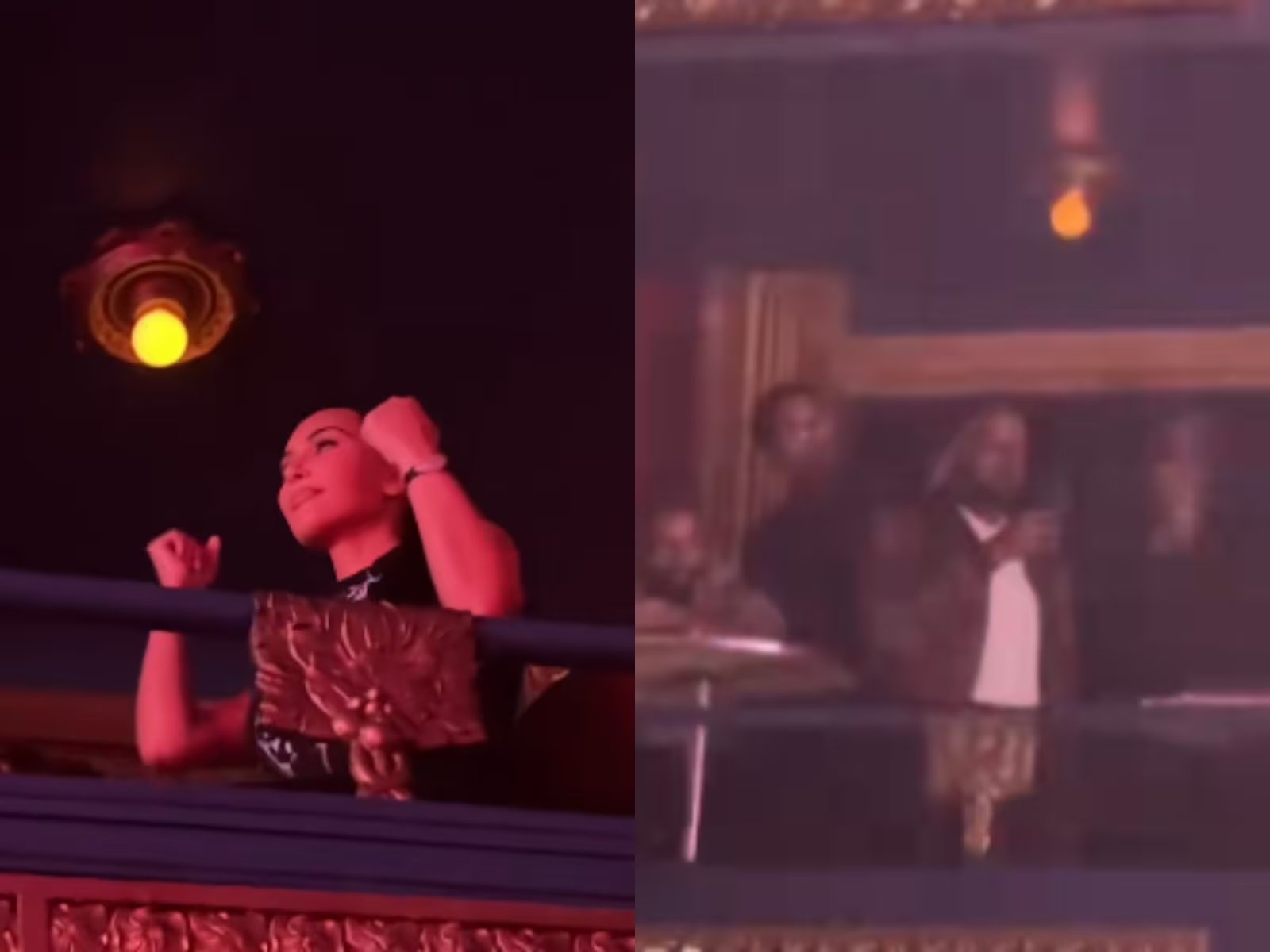 Kim Kardashian y Kanye West asistieron al show de North West y compartieron imágenes del recital en redes sociales (TikTok/@gala.fr)