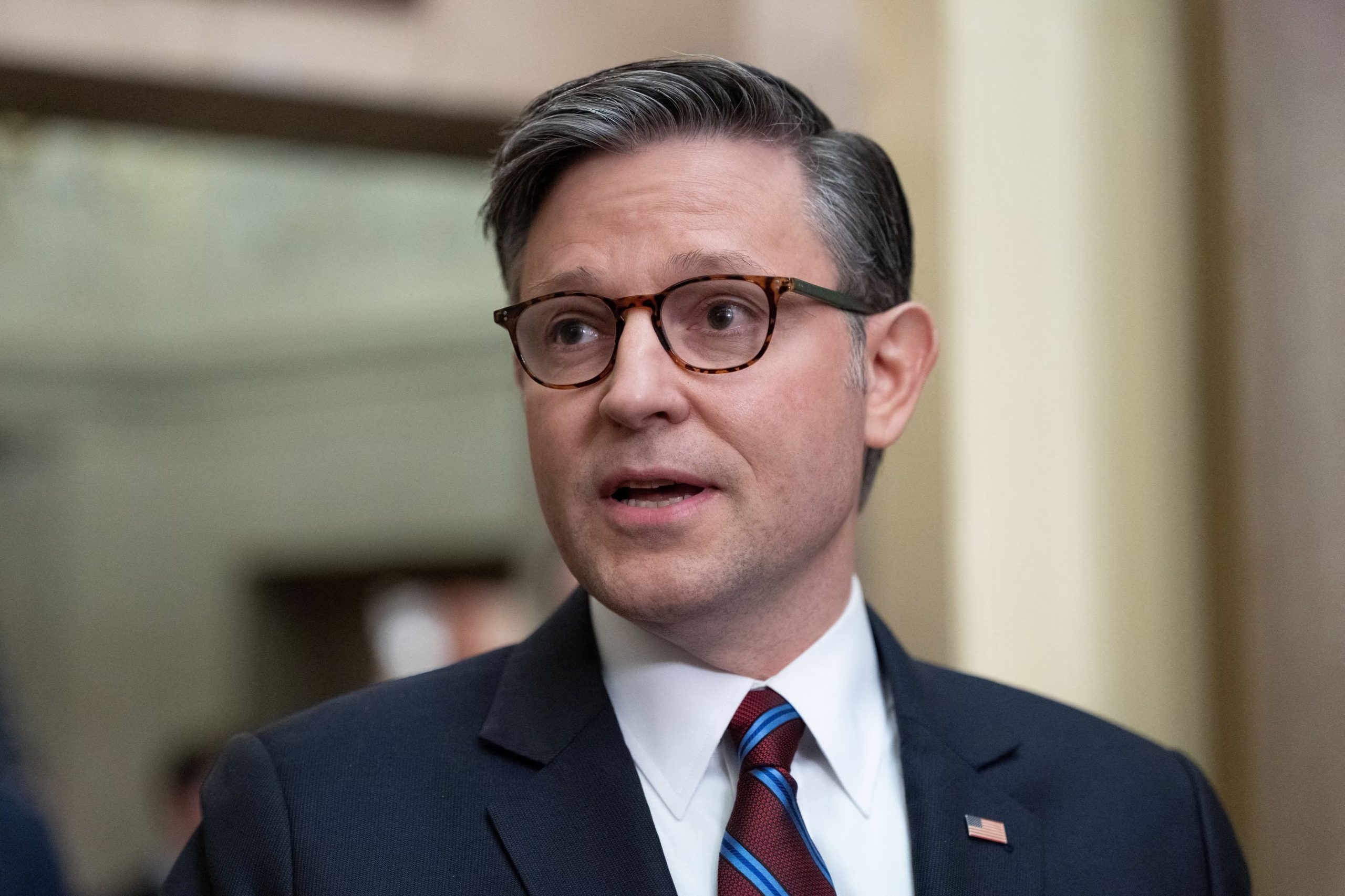 El presidente de la Cámara de Representantes, Mike Johnson (REUTERS)