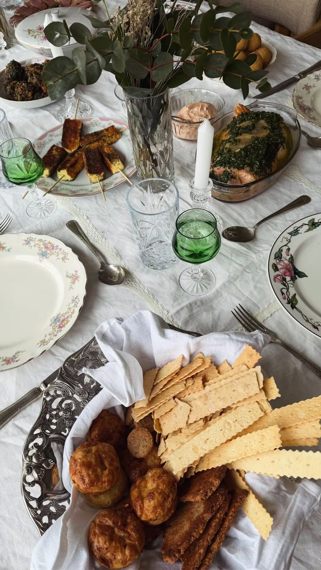 Eugenia compartió los platillos que eligió para almorzar con su familia