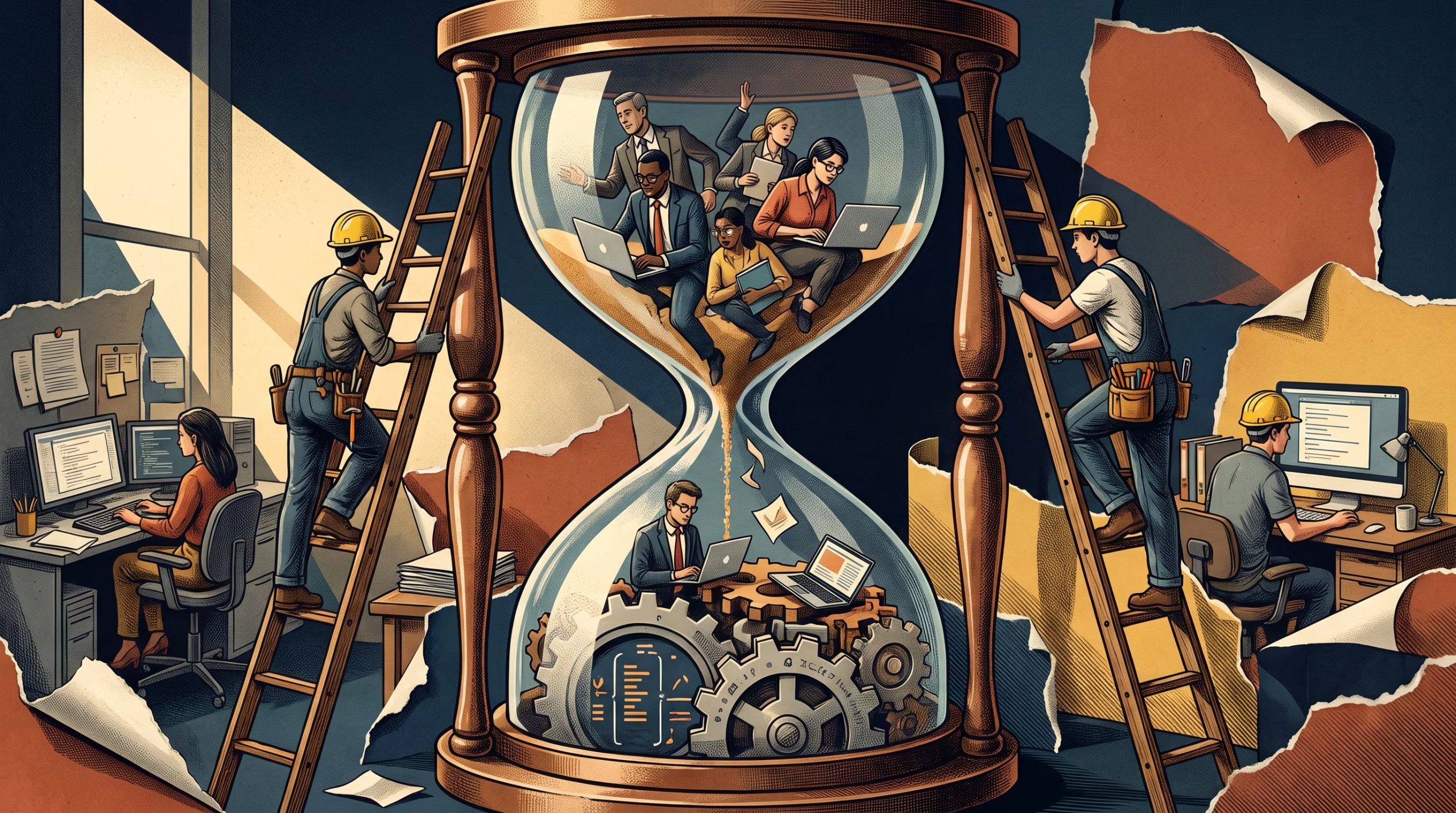 Trabajadores de áreas como edición y gestión de contenidos migran hacia puestos de etiquetado para entrenar modelos de inteligencia artificial. (Imagen Ilustrativa Infobae)