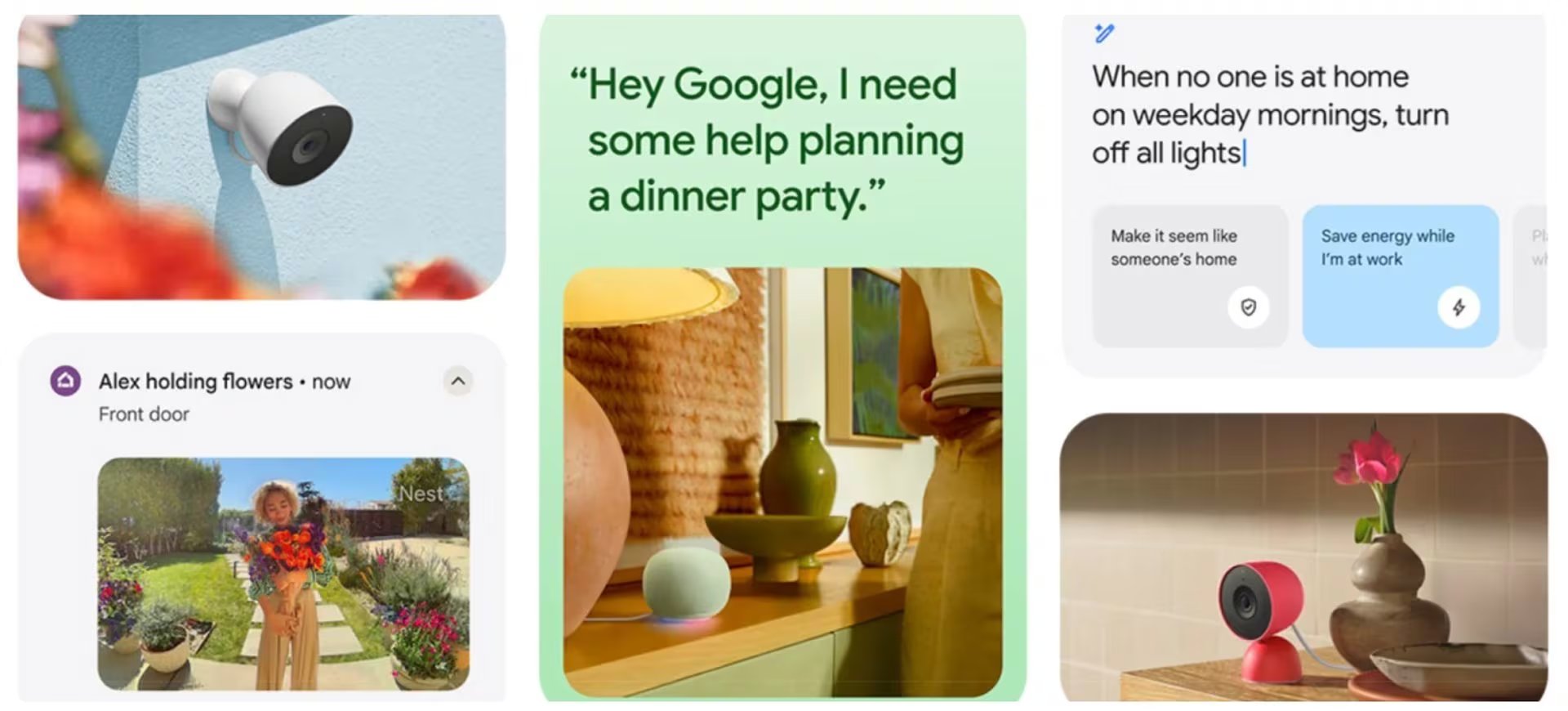 Los agentes de IA que se conecten a Google Home podrán analizar cámaras y más. (Google)
