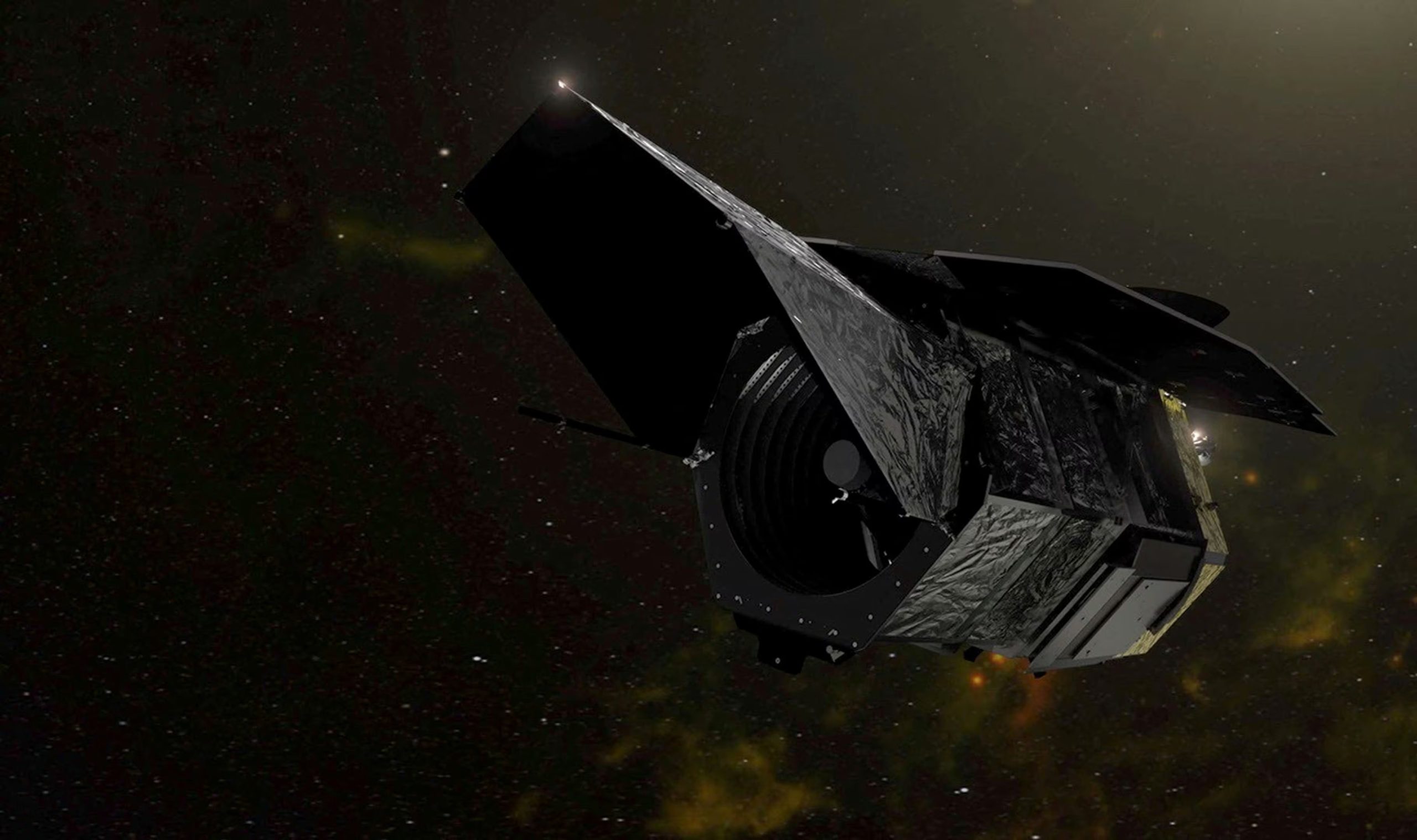 El observatorio funcionará a 1,5 millones de kilómetros de la Tierra en el punto de Lagrange 2 para mapear la materia oscura y buscar exoplanetas (NASA/vía Reuters)