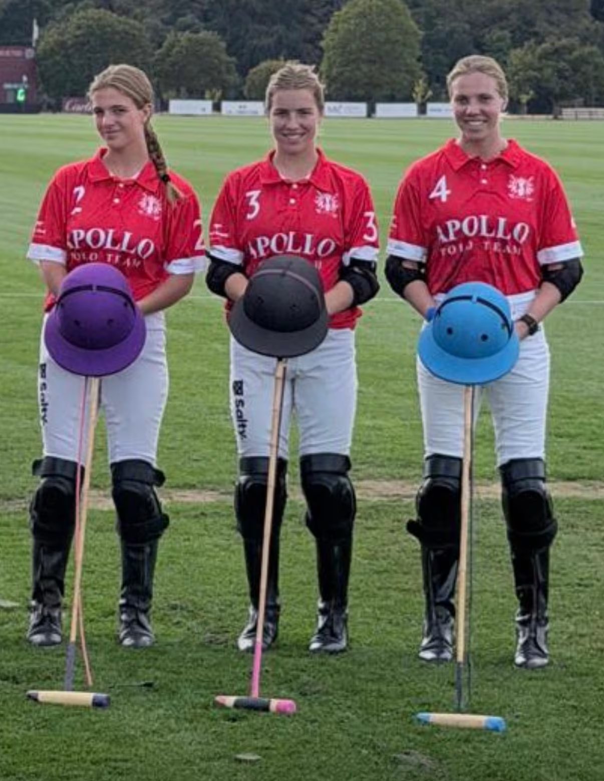 Isabella, Juana y Catalina Lavinia brillan en el polo internacional y este año participarán del Abierto Argentino Femenino. (NZPS)