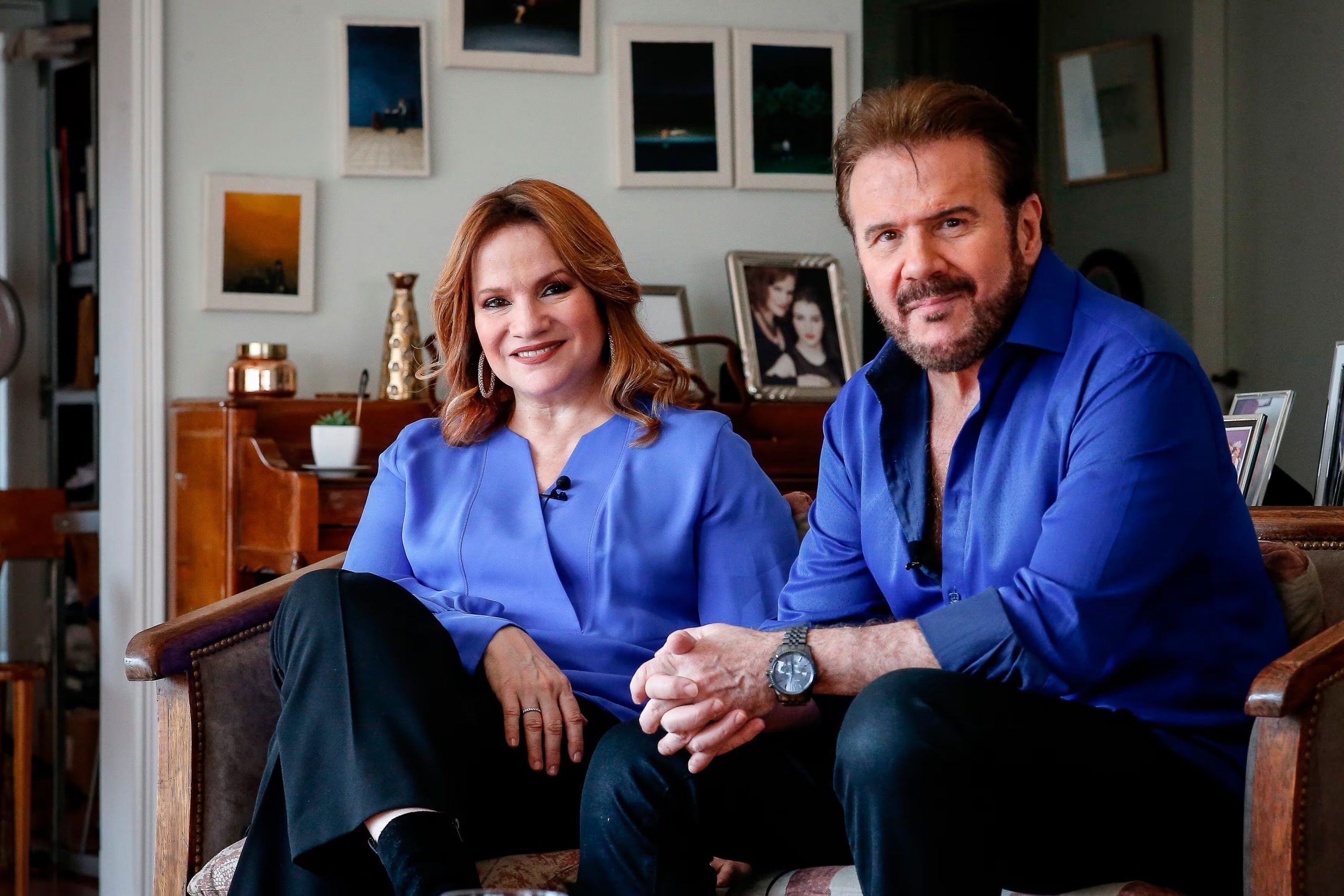 Lucía y Joaquín Galán son una de las parejas artísticas más reconocidas de la música en español. (EFE/ Juan Ignacio Roncoroni /Archivo)
