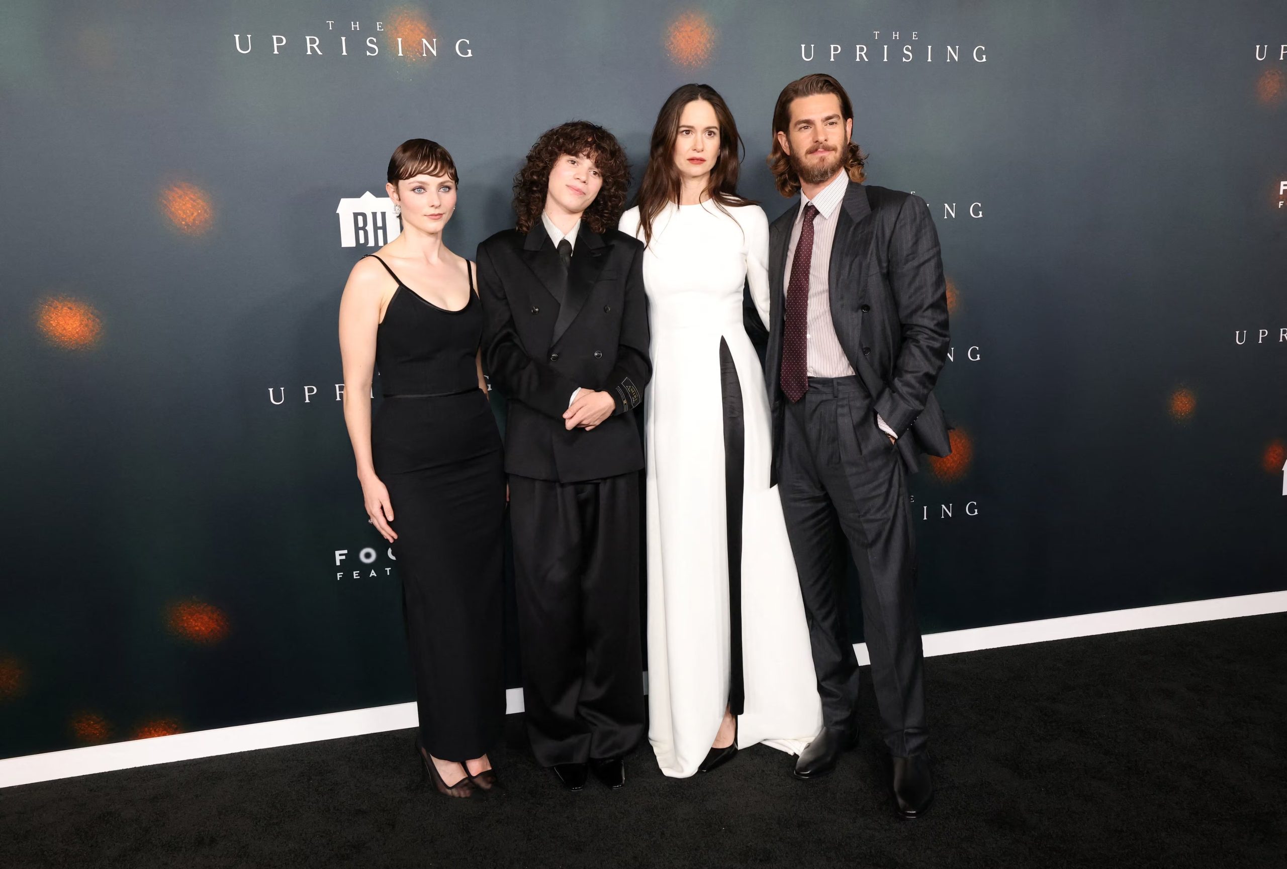 Andrew Garfield encarna al arador que conecta en The Uprising a John Ball y Wat Tyler, dos líderes reales de la rebelión de 1381 (REUTERS/Mario Anzuoni)