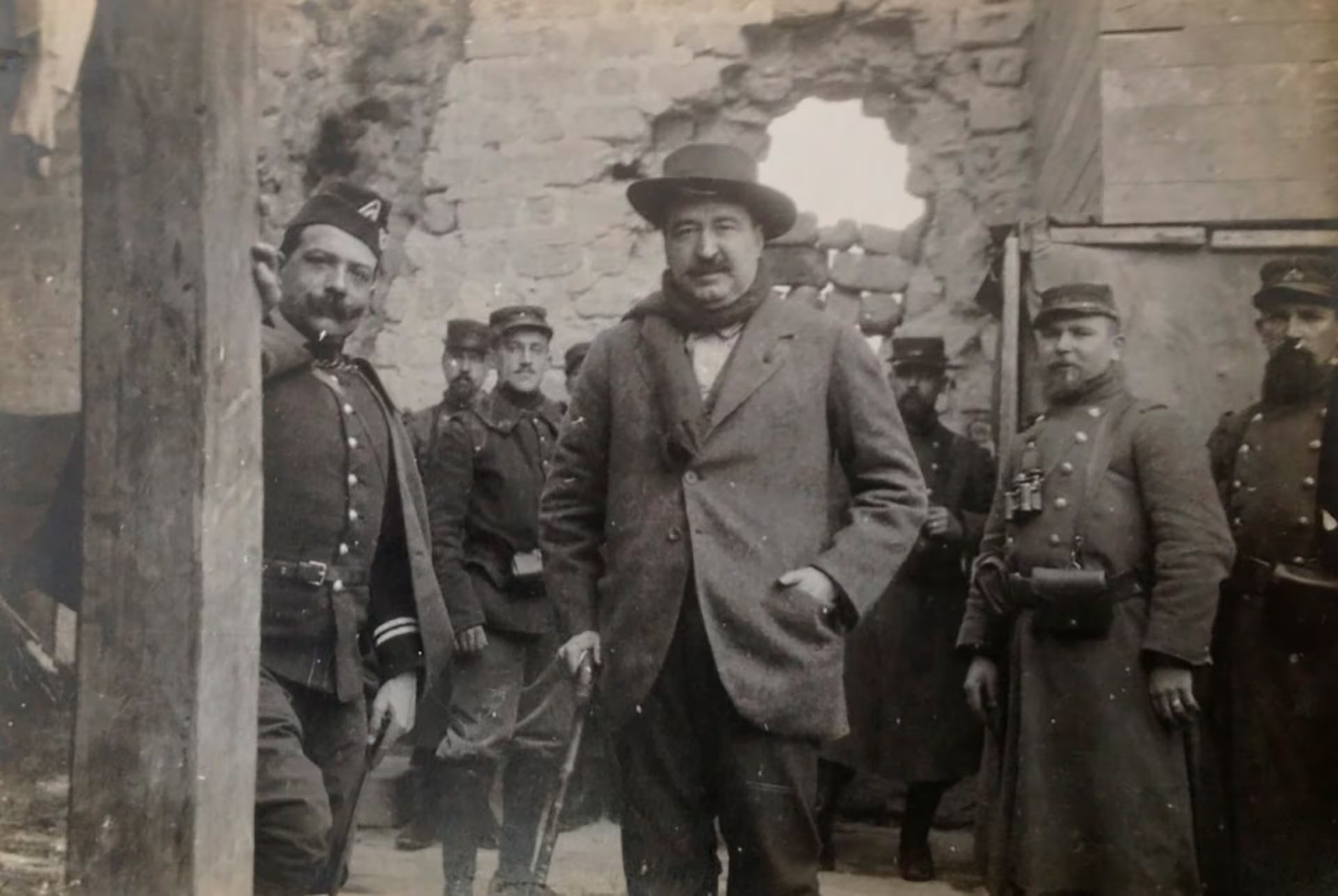 Blasco Ibáñez estuvo en las trincheras durante la Primera Guerra Mundial