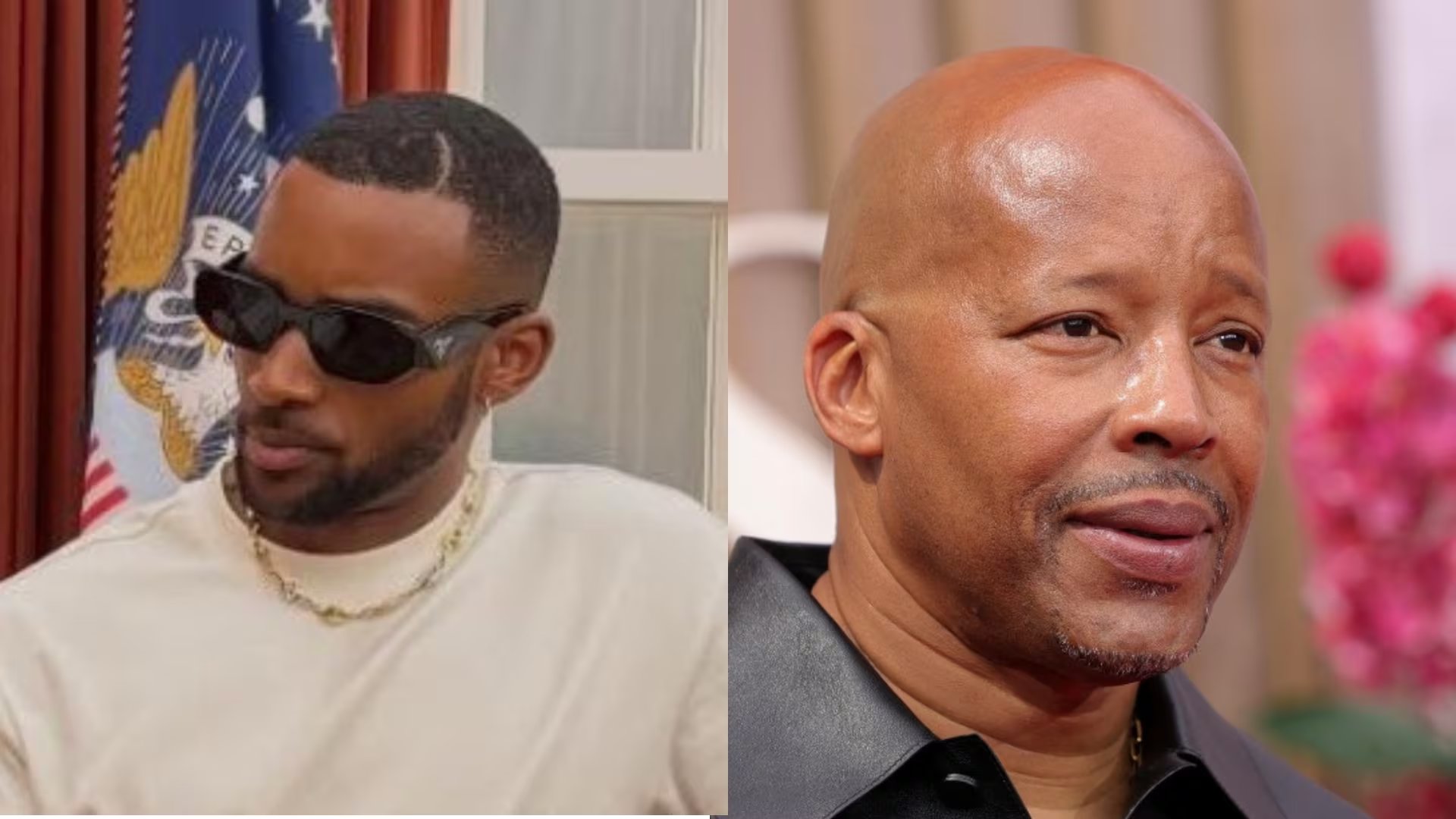 Algee Smith interpretará a Warren G, quien formó el grupo 213 con Snoop Dogg y Nate Dogg en su adolescencia en Long Beach (Composición Fotográfica)