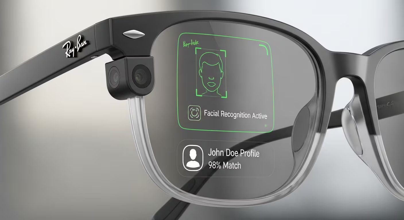 Centros de fusión del DHS advirtieron que algunas gafas inteligentes pueden incorporar inteligencia artificial y reconocimiento facial para identificar a oficiales. (Imagen Ilustrativa Infobae)