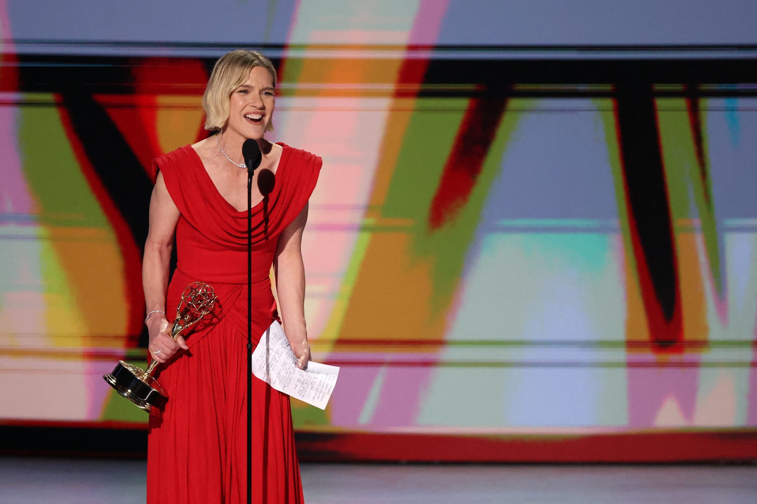 Rhea Seehorn consiguió el premio después de haber recibido dos nominaciones por su trabajo en Better Call Saul (REUTERS/Mario Anzuoni)