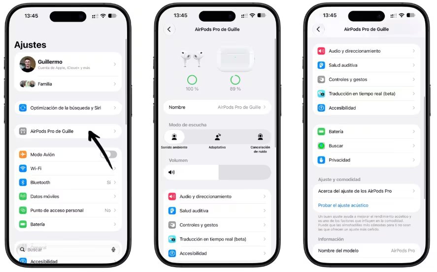Un menú de Ajustes mucho más fácil de navegar. (Applesfera)