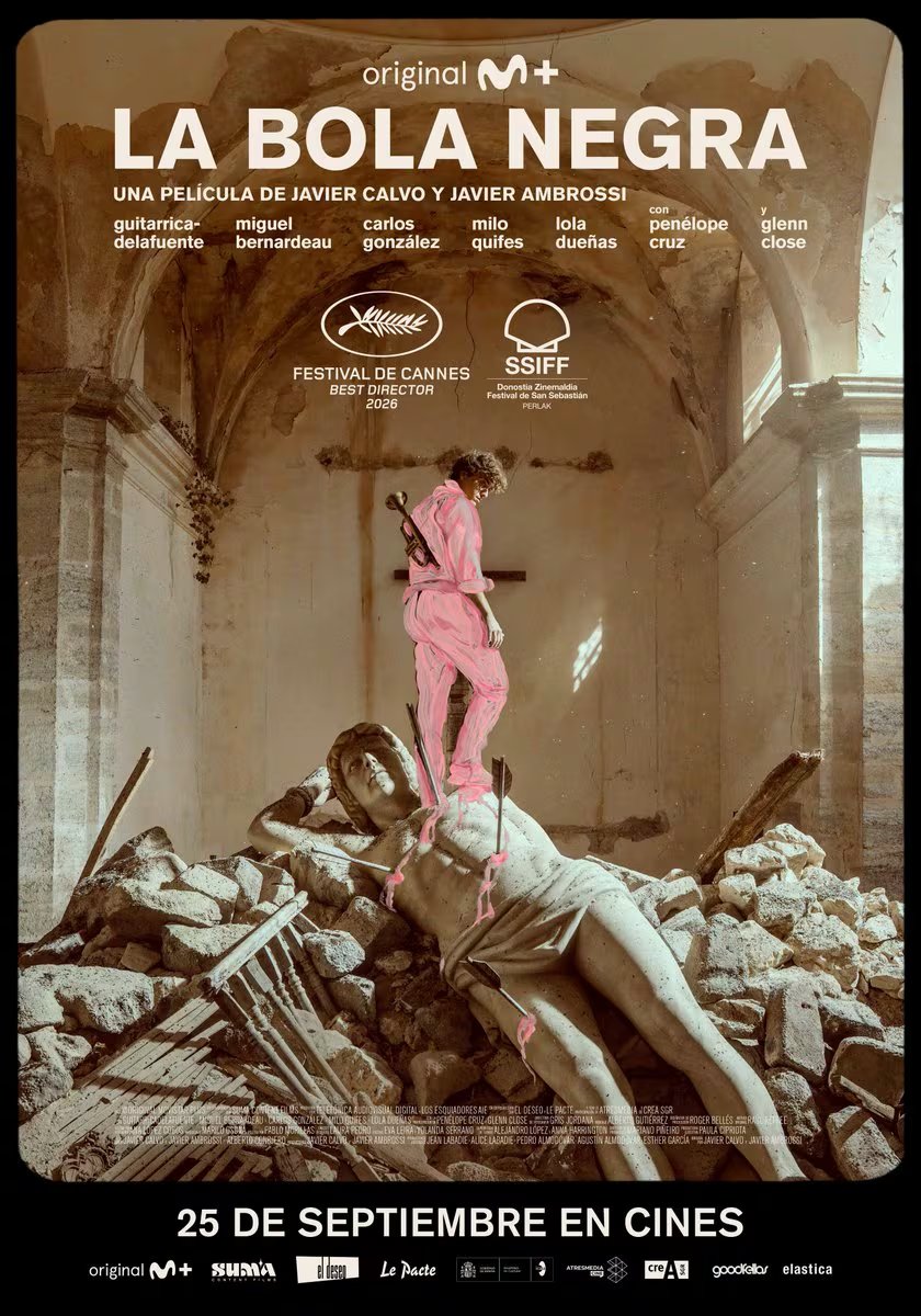 Cartel oficial de La bola negra. (Movistar Plus)