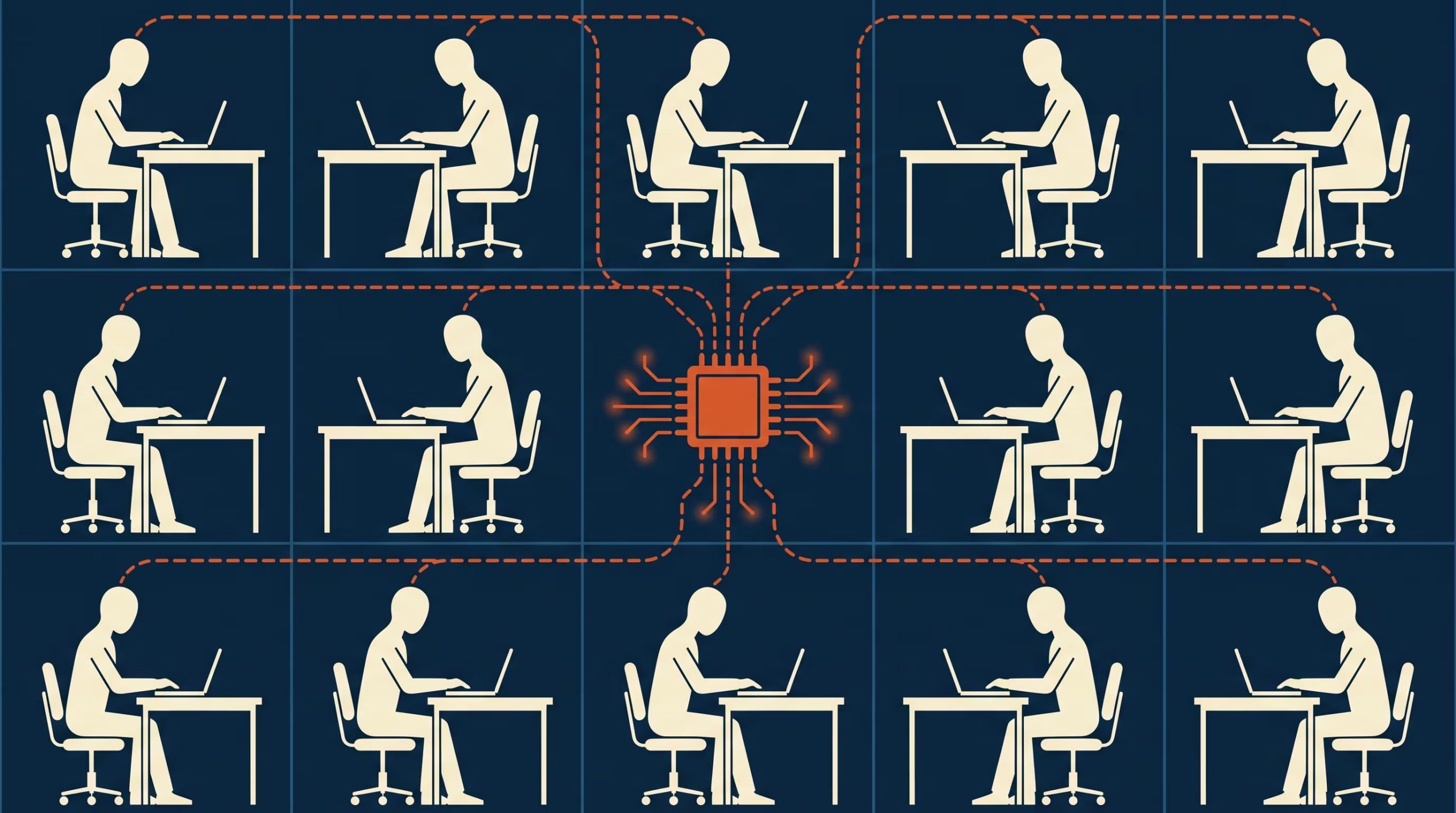 Más del 60% de los líderes teme que la IA debilite capacidades clave dentro de sus organizaciones (Imagen Ilustrativa Infobae)