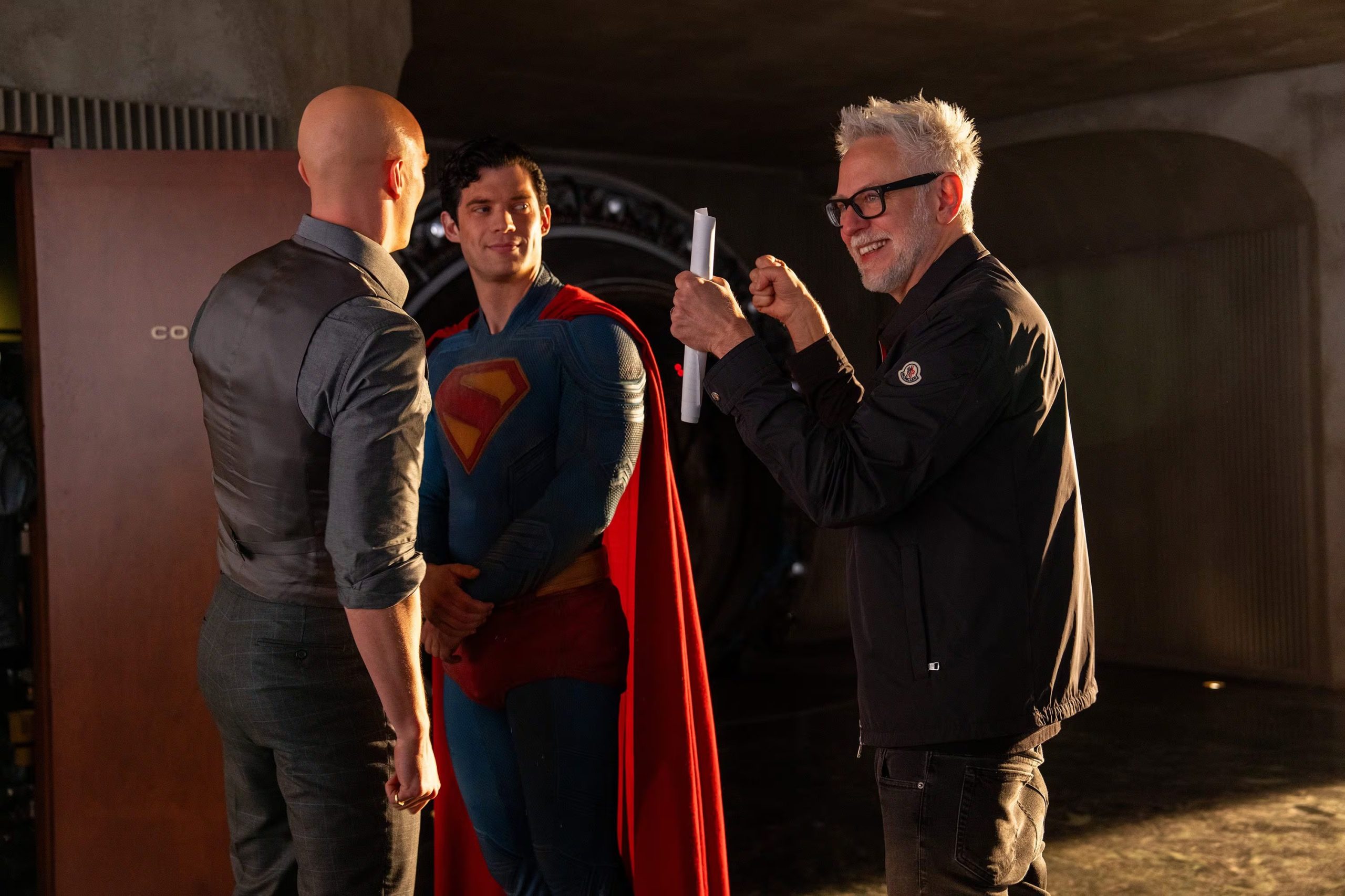 James Gunn en el rodaje de 'Superman'