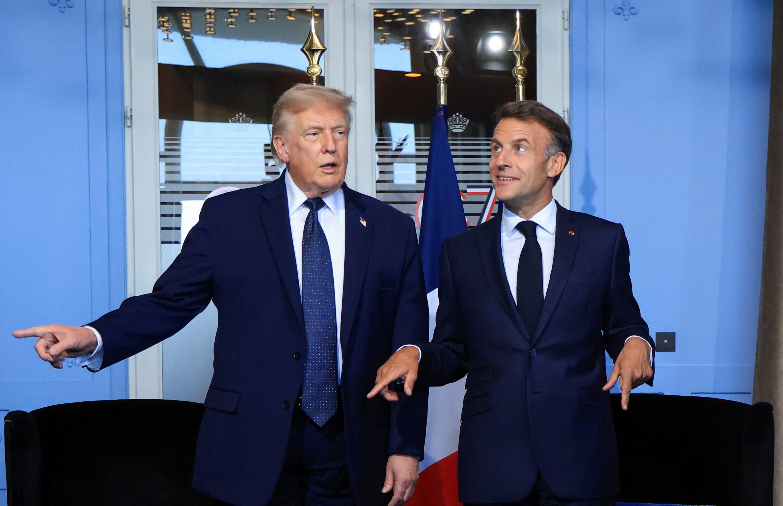 El presidente estadounidense, Donald Trump, y el presidente francés, Emmanuel Macron, intervendrán el martes, después del discurso inaugural de Guterres sobre el estado del mundo (REUTERS)