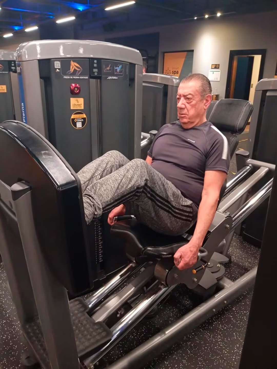 La rutina de gimnasio y dieta le permitió a Luis Djubelian bajar 10 kilos en un año y reducir el cansancio.
