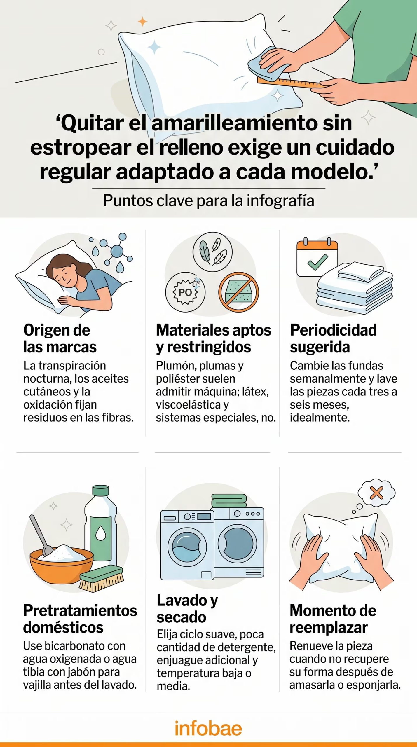 La humedad y los aceites naturales de la piel quedan retenidos en las fibras textiles. (Imagen Ilustrativa elyex)