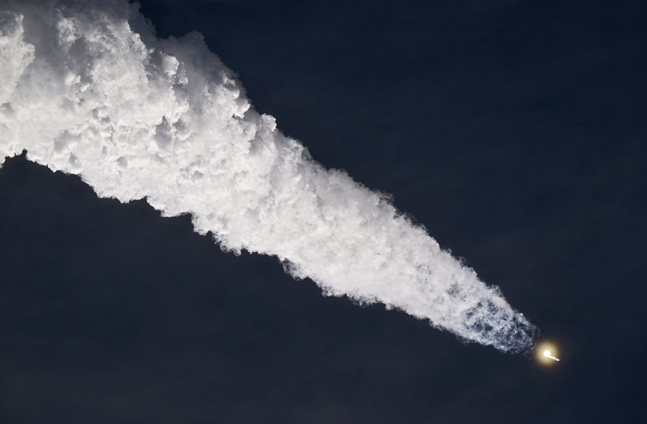 Una versión modificada de Starship funcionará como módulo de alunizaje para llevar astronautas a la Luna en la misión Artemis 4.(REUTERS/Steve Nesius)