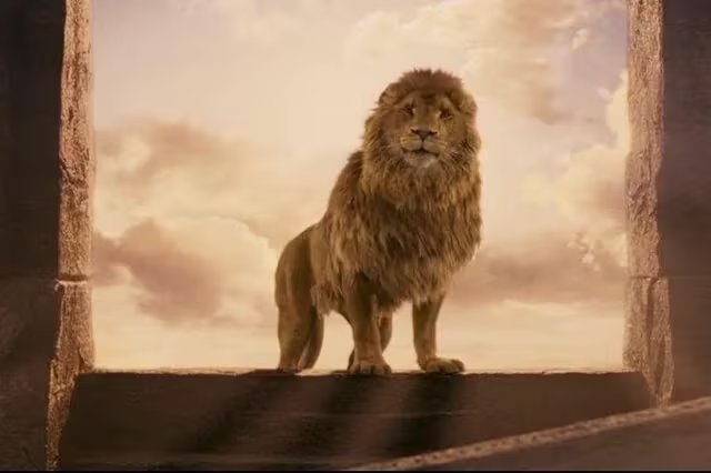Aslan está vinculado con la imagen de Cristo.