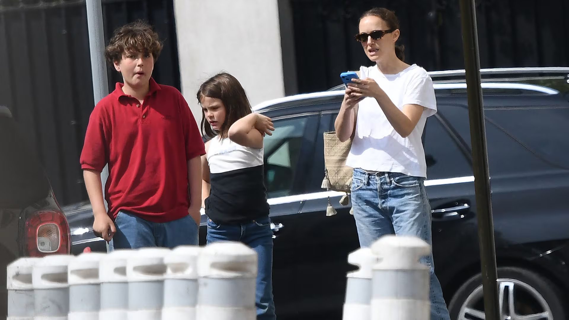 Aleph y Amalia, los hijos de Natalie Portman y Benjamin Millepied, nacidos en 2011 y 2017, respectivamente (Best Image/The Grosby Group)