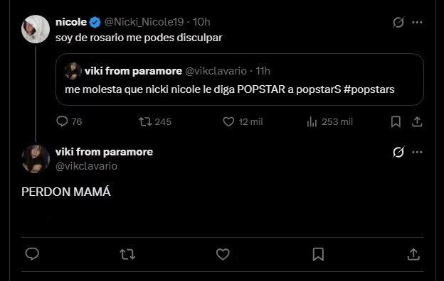 El pedido de disculpas a Nicki Nicole que terminó la discusión