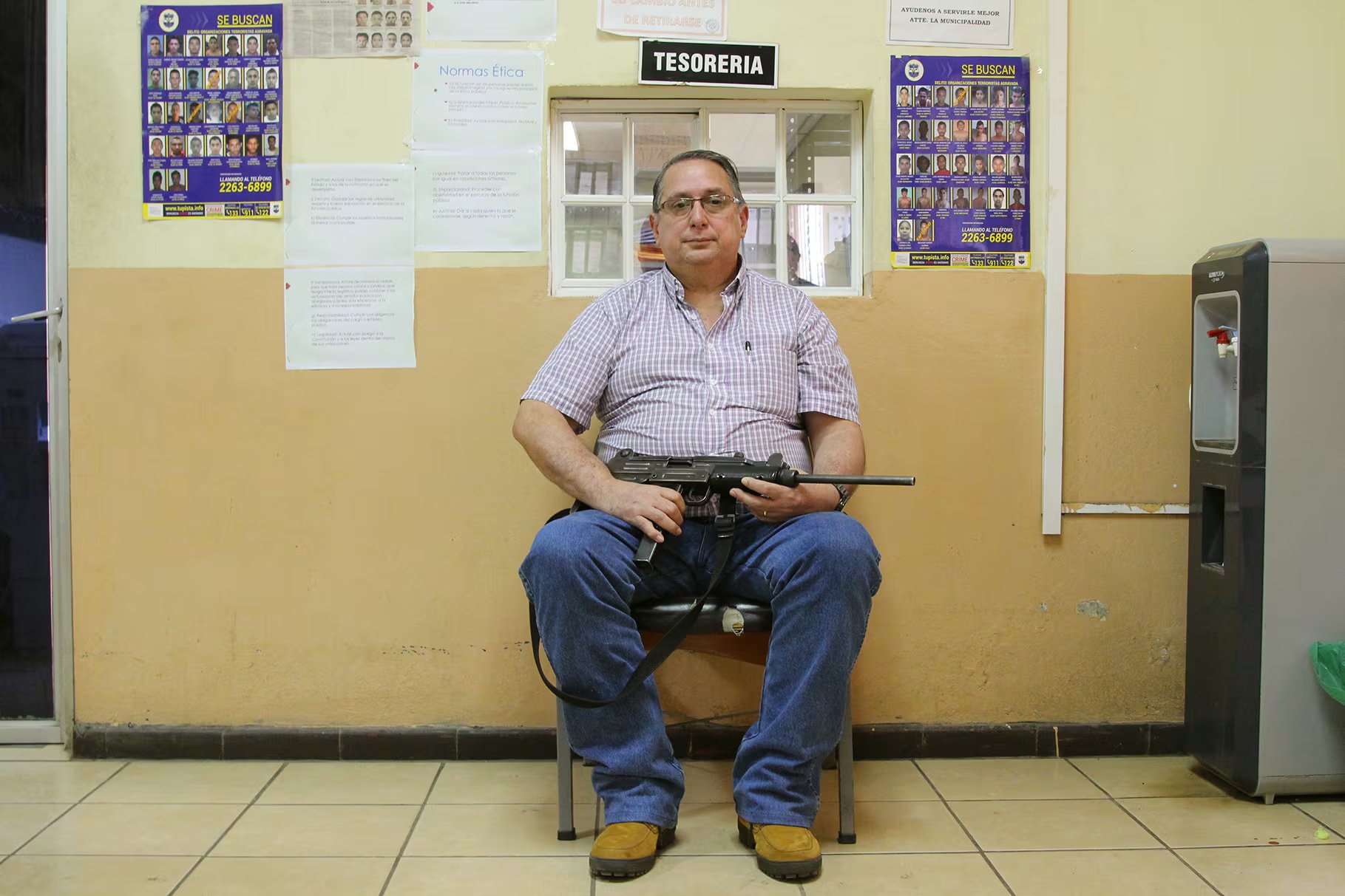 Mauricio Vilanova, alcalde de San José Guayabal, El Salvador. (Javier Brandoli)