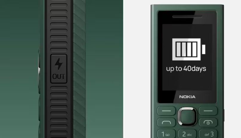 Nokia 300 Charge cuenta con una carga inversa para cargar smartphones en caso de emergencia. (HMD)