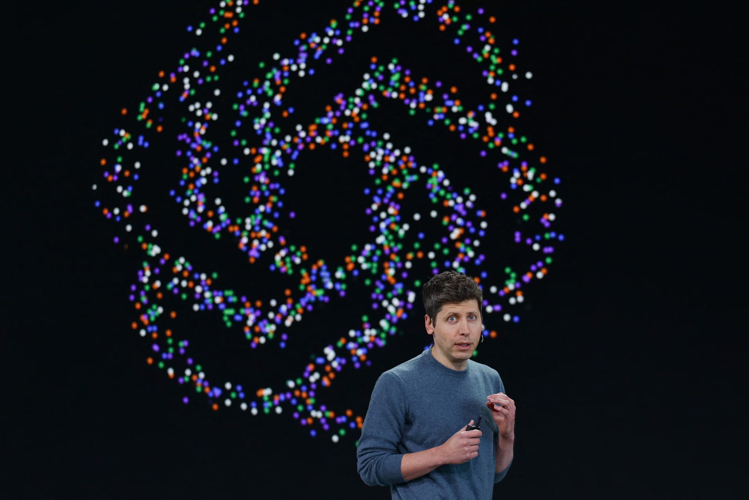 Sam Altman descartó la salida a bolsa para concentrar los esfuerzos en la seguridad de los modelos de inteligencia artificial. (REUTERS/Carlos Barria)