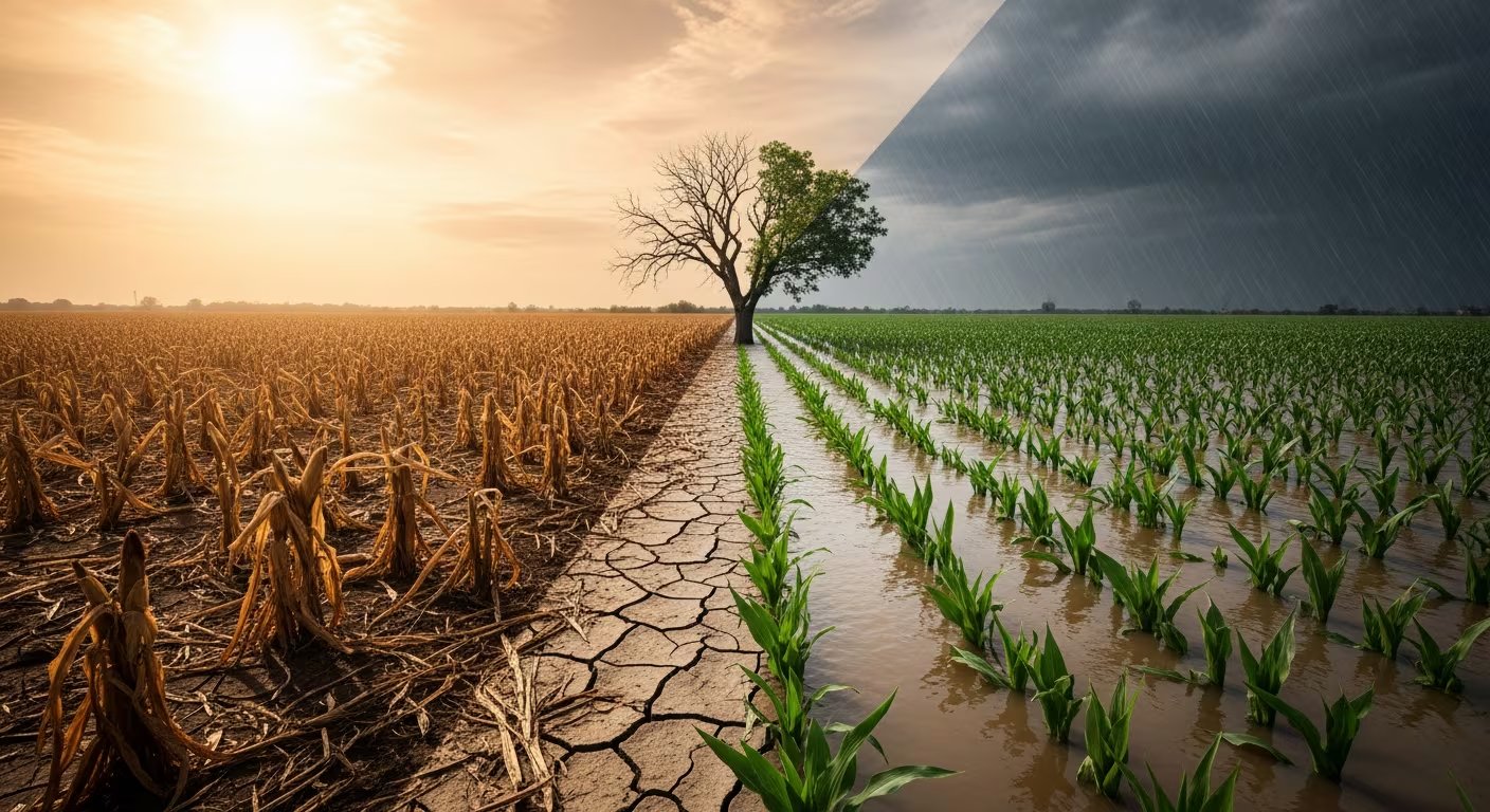 La investigación publicada en Proceedings of the National Academy of Sciences señaló que las lluvias intensas afectan la floración, la polinización y el desarrollo de plantas (Imagen Ilustrativa Infobae)