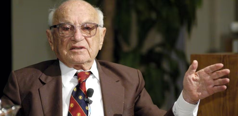 El economista estadounidense Milton Friedman (Bloomberg)