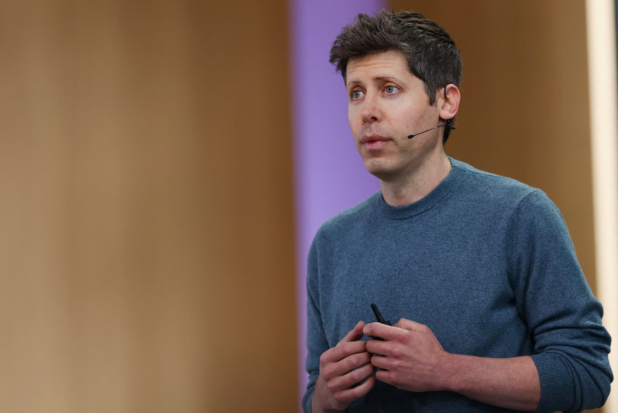 Sam Altman cree en una IA capaz de hacer que las personas sean más productivas. REUTERS/Carlos Barria