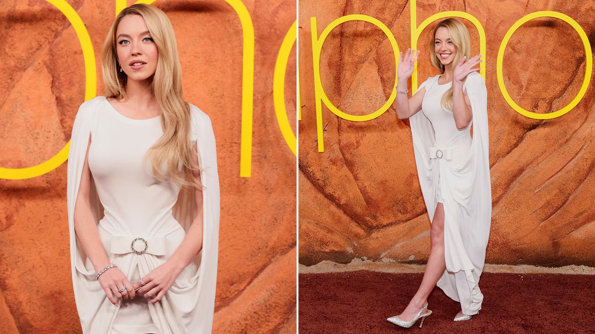 Sydney Sweeney y su estilista Molly Dickson construyen una identidad visual basada en escotes estructurados, cintura marcada y siluetas definidas