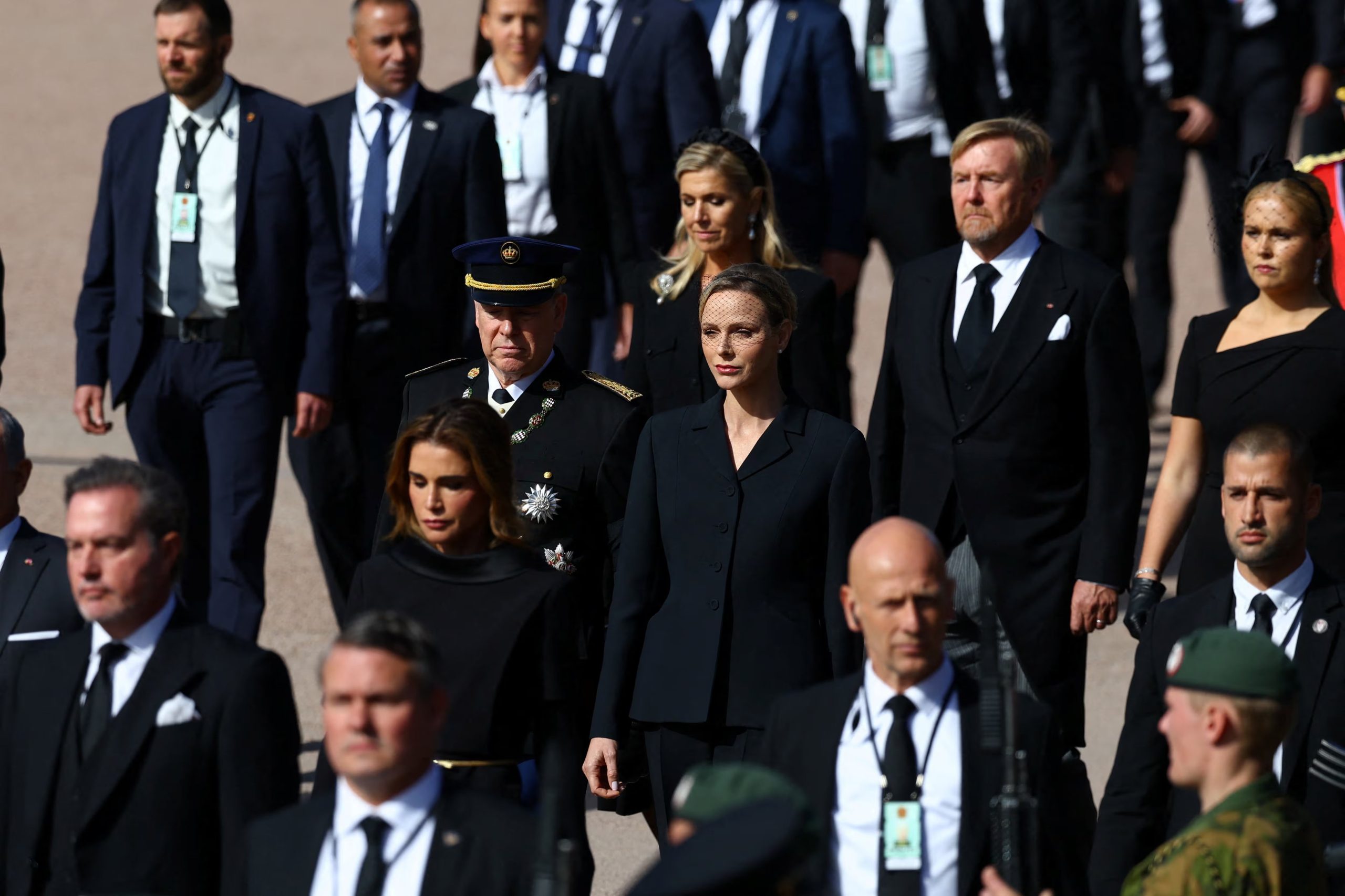 El traje de chaqueta en el funeral de Harald V. (REUTERS/Claudia Greco)