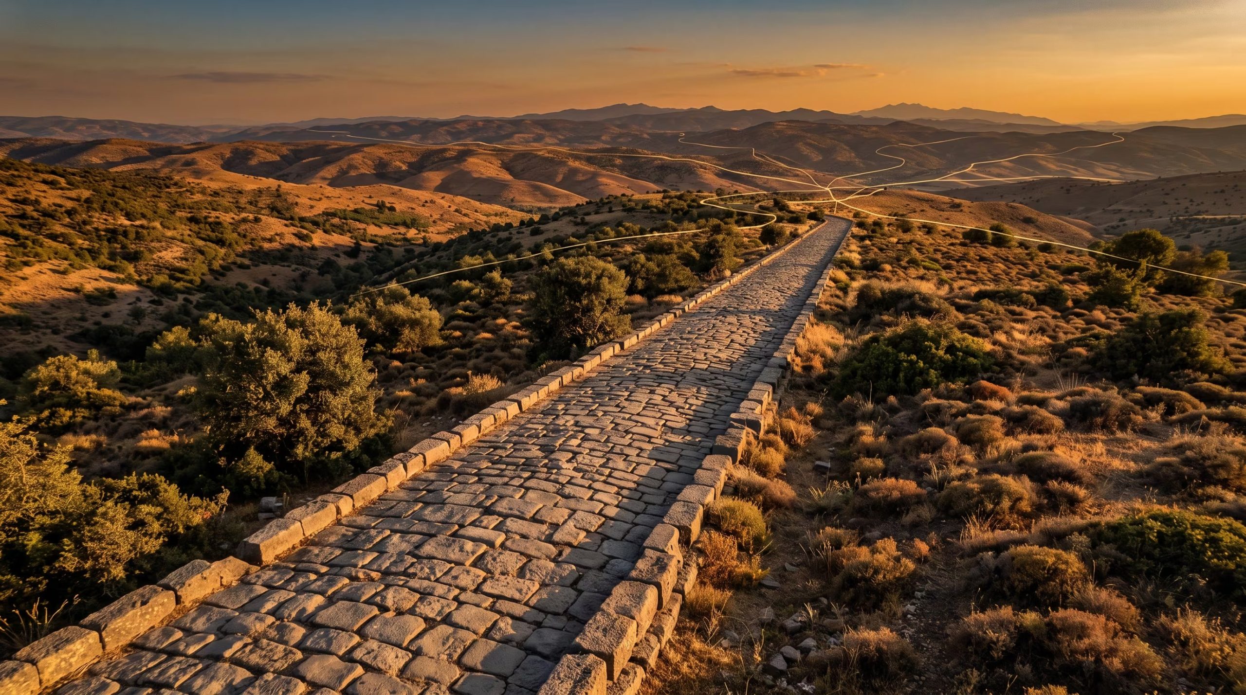 El estudio reconstruyó la red terrestre y halló que varias urbes de Turquía y Grecia concentraban más conexiones gracias a su geografía (Imagen Ilustrativa Infobae)