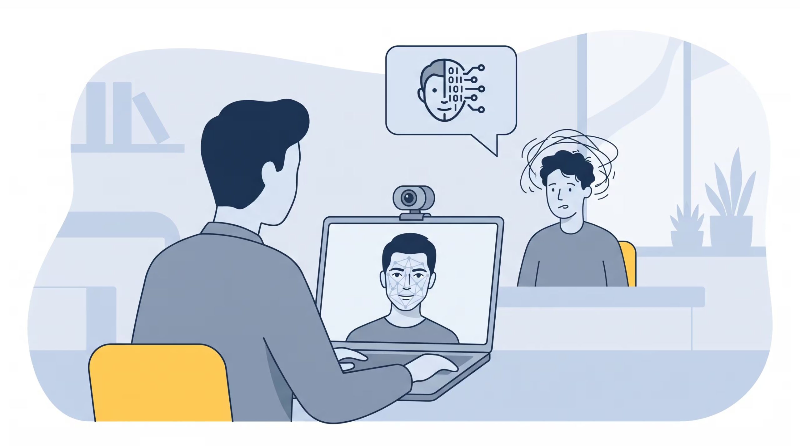 Un estudio en Estados Unidos reveló que el 17 por ciento de los reclutadores detectó la presencia de deepfakes en entrevistas de video. (Imagen Ilustrativa Infobae)