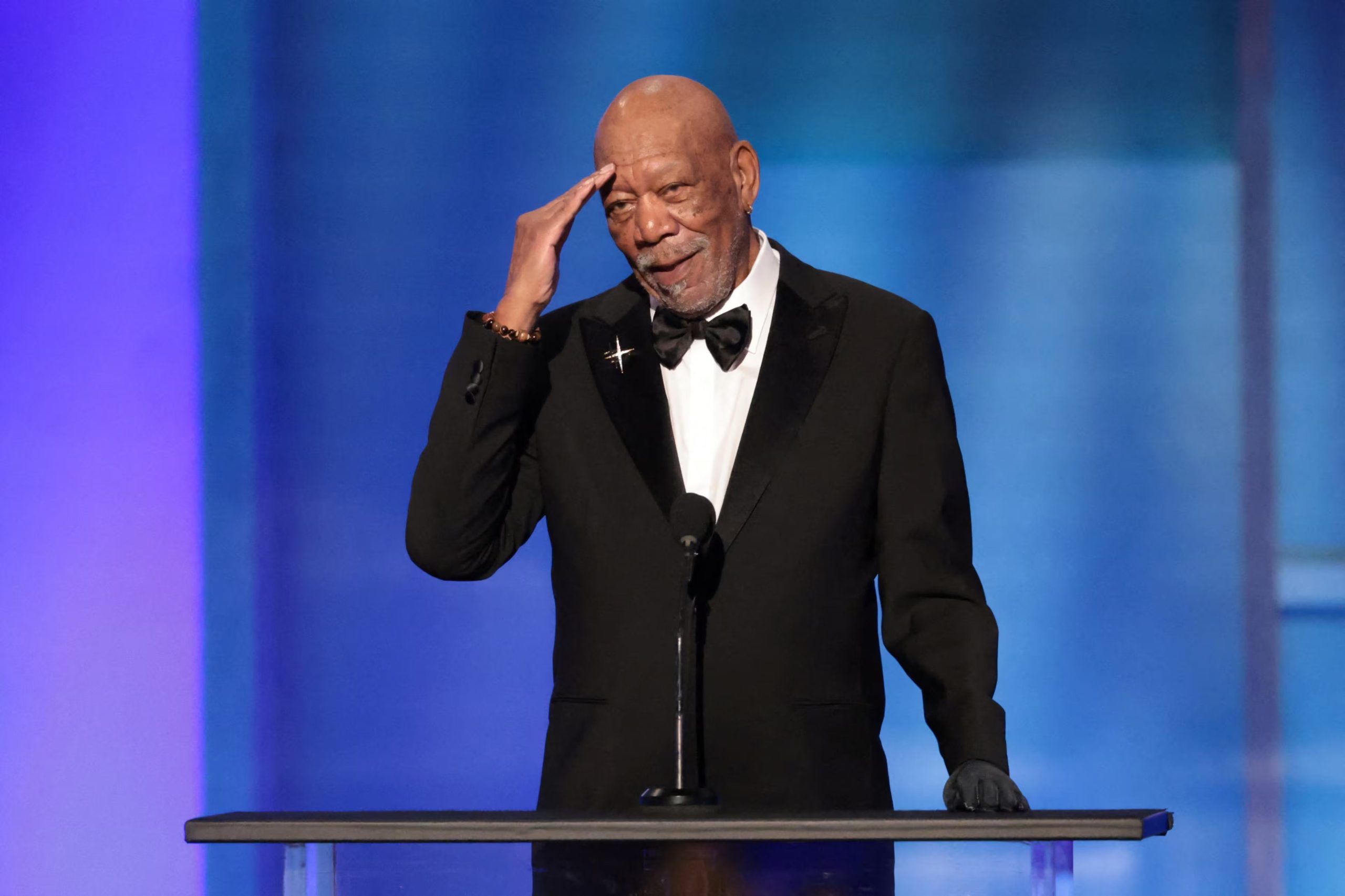 Morgan Freeman presentó la continuidad laboral como una elección personal y no como una imposición económica (REUTERS/Mario Anzuoni)
