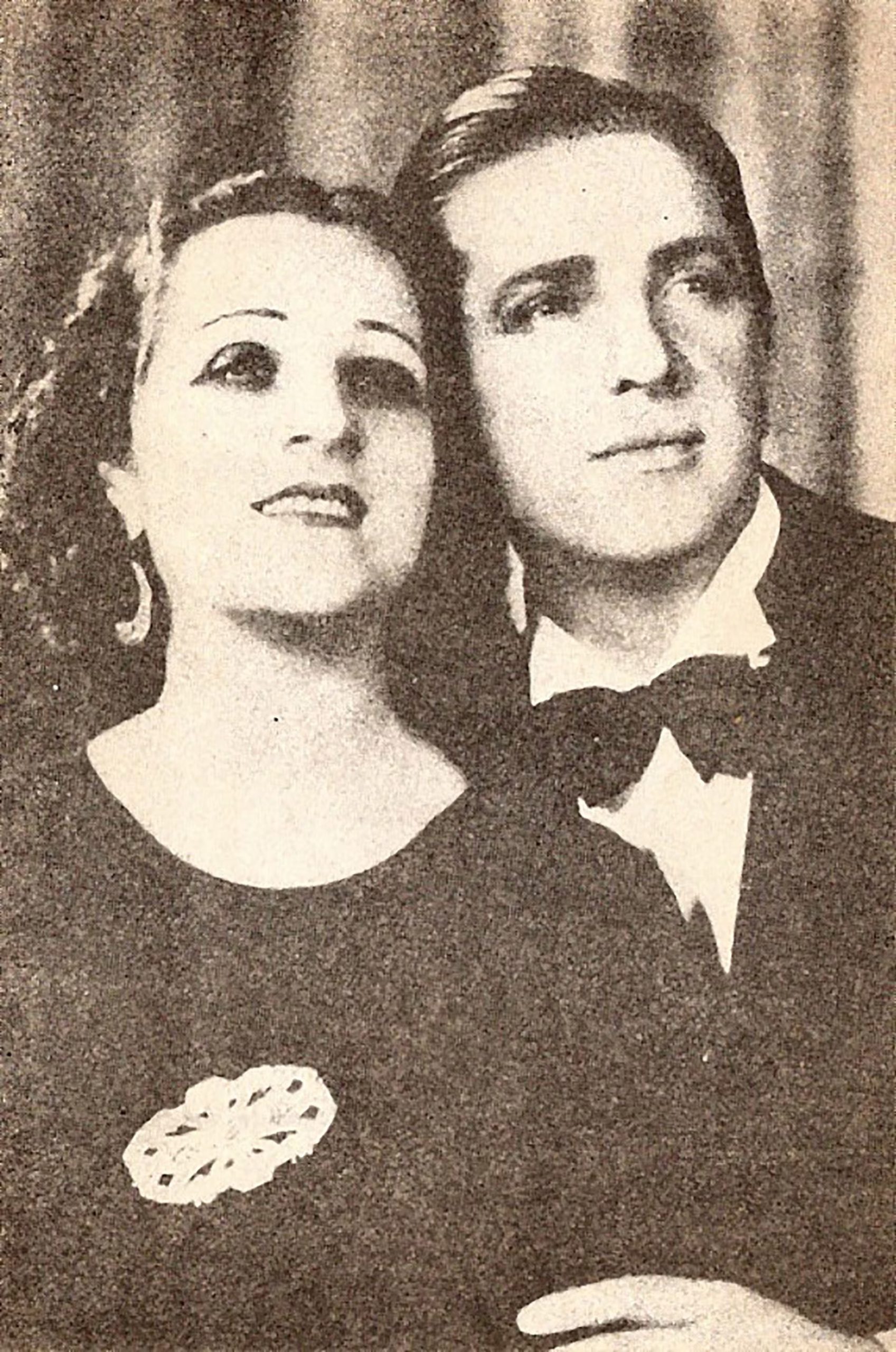 Ada Falcón y Ignacio Corsini fueron dos grandes figuras de la época de oro del tango en la Argentina de los años 30.