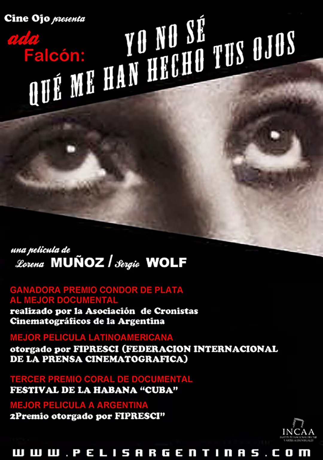 El afiche del documental sobre Ada Falcón