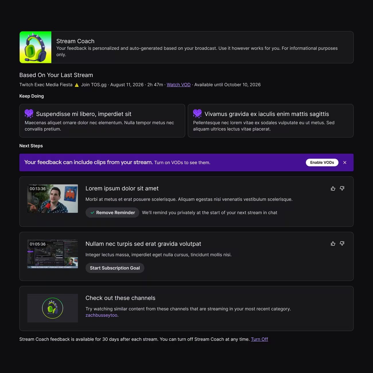 La prueba se desarrolla con un número limitado de streamers de la plataforma. (X: zachbussey)