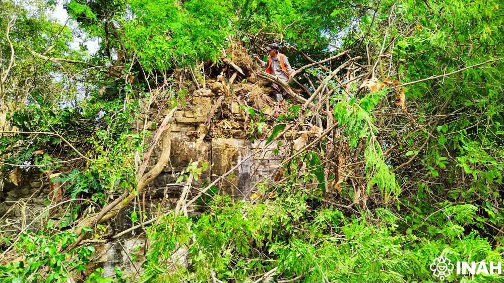 Un hallazgo arquitectónico abre una nueva investigación sobre los gobernantes mayas de la región Río Bec. (Secretaría de Cultura)