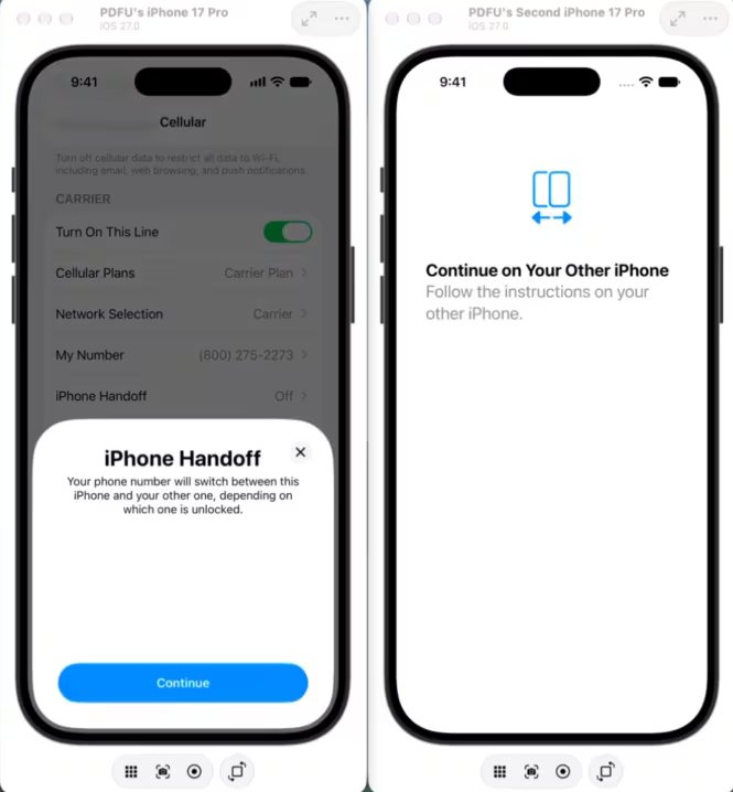 Con iOS 27 dos iPhone pueden tener un mismo número.
