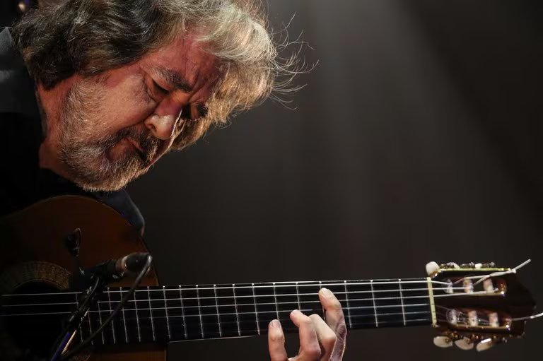 Rafael Riqueni, guitarrista flamenco. (Bienal de Flamenco de Sevilla)