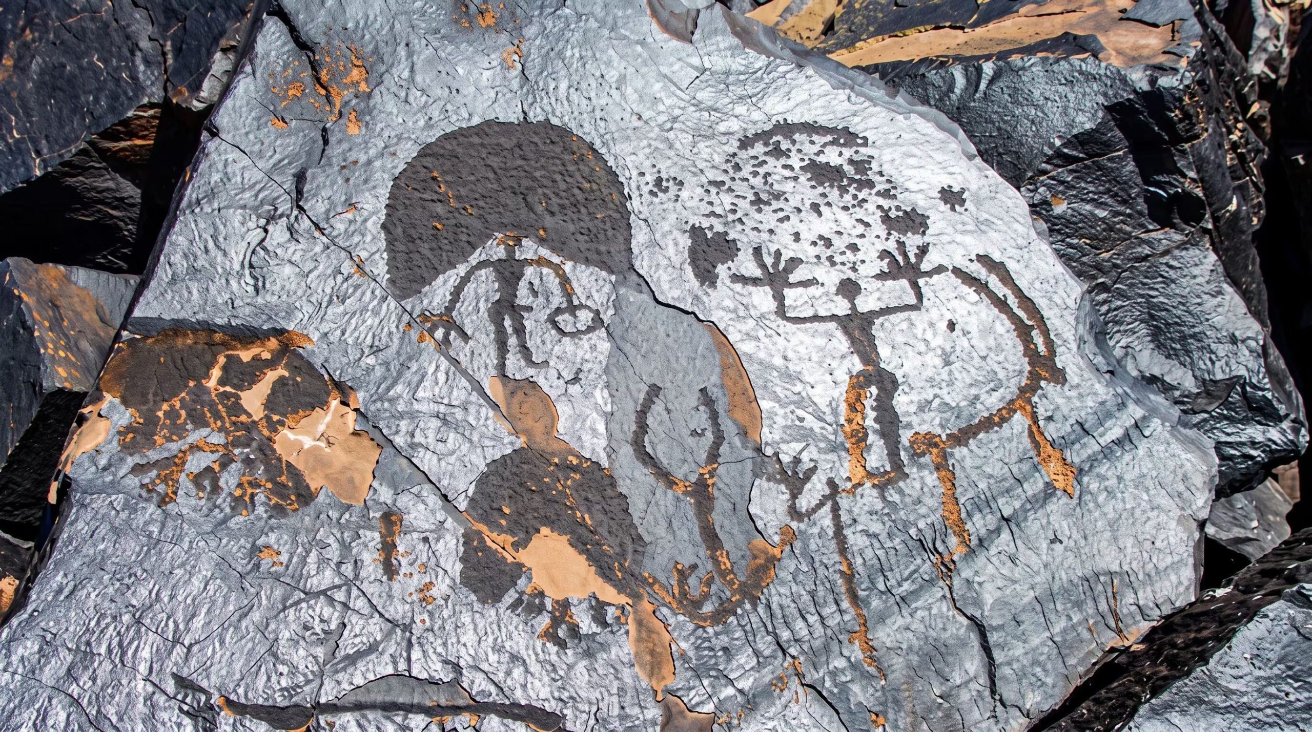 Los grabados prehistóricos de Saimaluu Tash se remontan a la Edad del Bronce y continuaron hasta alrededor del 900 d. C. (Imagen Ilustrativa Infobae)