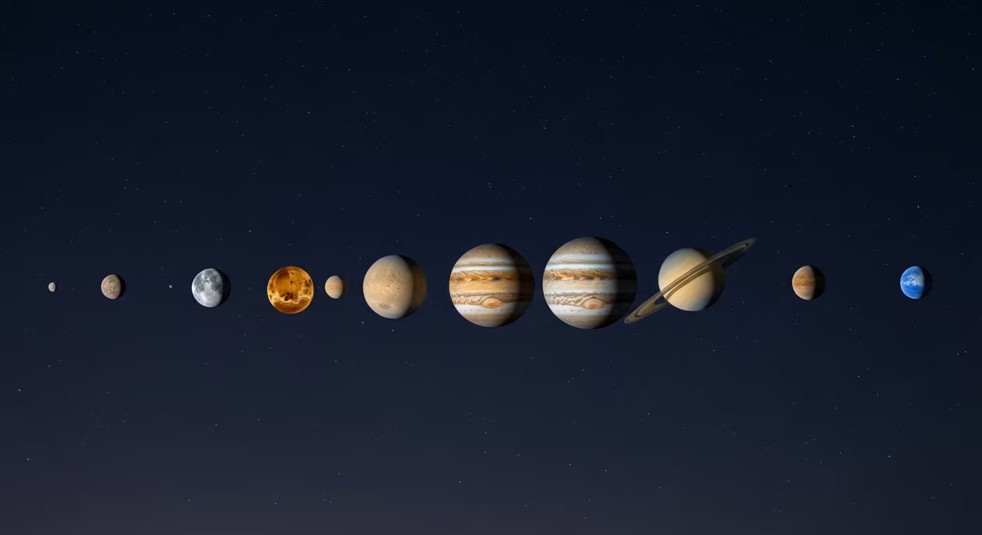 12. La investigación sobre Mercurio y la Luna apunta al mismo problema, cómo los grandes choques moldearon el sistema solar temprano(Imagen Ilustrativa Infobae)